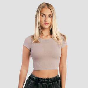 GymBeam Women‘s Aura Cropped T-Shirt Roux kép