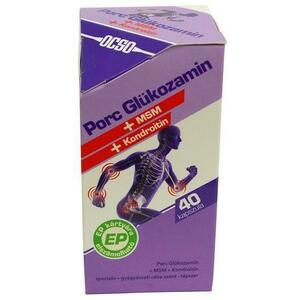 Porc Glükozamin+MSM+Kondoritin kapszula 40 db kép