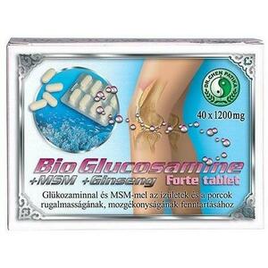 Bio-Glucosamine + MSM + Ginseng Forte tabletta 40 db kép