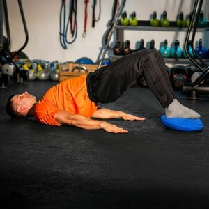 Springos Egyensúlyozó Párna pumpával - Kék kép