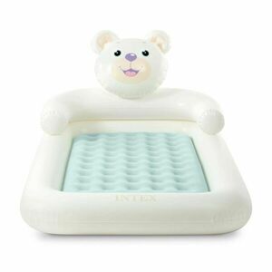 Intex 178x114x71cm felfújható gyerek Matrac - Maci - bézs (66814NP) kép