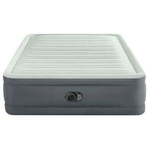 INTEX fehér-szürke "PremAire" felfújható ágy 152x203x46 cm kép