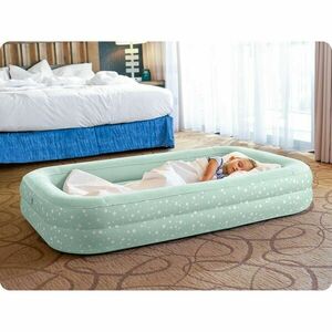 Intex Kidz Travel felfújható Ágy + pumpa + hordozótáska 107x168cm... kép