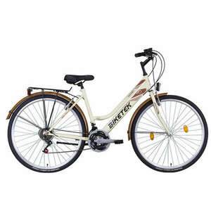 Koliken Biketek Maxwell váltós női Trekking Kerékpár 28" - bézs kép