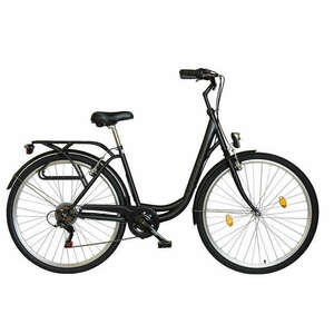 Koliken Ocean váltós női Városi Kerékpár 20" - fekete kép