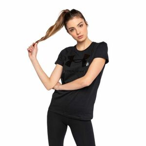 Rövid ujjú női póló UNDER ARMOUR UA Rival Logo SS-BLK kép