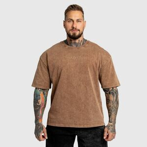 Oversized póló Iron Aesthetics Heritage, washed brown kép