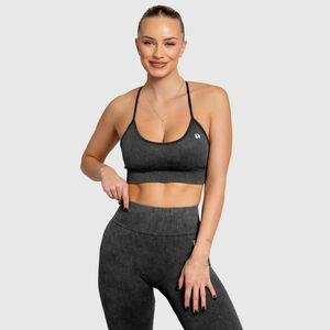 Női melltartó Iron Aesthetics Faded, washed black kép