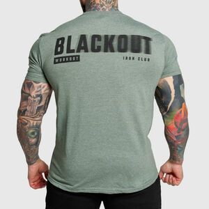 Férfi póló Iron Aesthetics Blackout, zöld kép