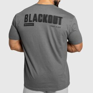 Férfi póló Iron Aesthetics Blackout, charcoal kép