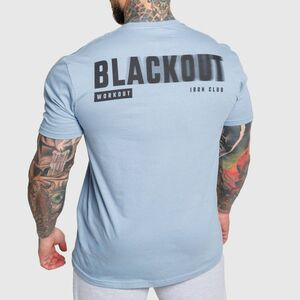 Férfi póló Iron Aesthetics Blackout, kék kép