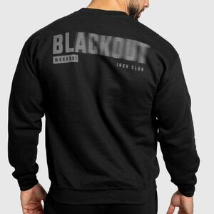 Férfi pulóver Iron Aesthetics Blackout, fekete kép