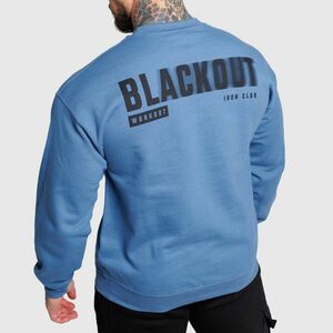 Férfi pulóver Iron Aesthetics Blackout, kék kép