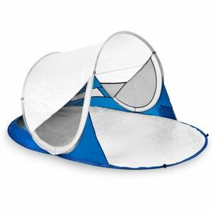 Strand sátor SPOKEY STRATUS Self-folding UV 40 190x120x90 - white-blue kép