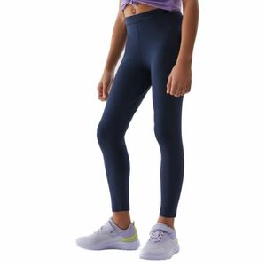 Lányok leggings 4F JUNIOR TIGHTS-JWSS24TTIGF130-31S-NAVY kép