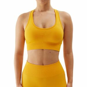 Női edző sportmelltartó 4F SPORT BRA-WSS24USBAF116-70S-ORANGE kép