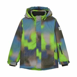 Fiú síkabát COLOR KIDS Ski Jacket - AOP -741707.2144-Green Gecko kép