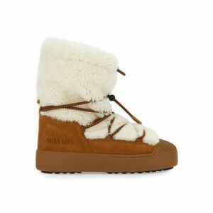 Női téli bokacsizma MOON BOOT LTRACK POLAR SHEARLING, 001 whisky off white kép