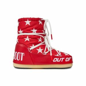 Lányok alacsony téli csizma MOON BOOT LIGHT LOW STARS, 002 red-white kép