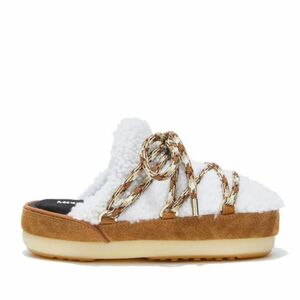 Női alacsony téli csizma MOON BOOT MULES SHEARLING, 001 whisky off white kép