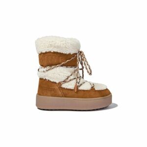 Lányok téli bokacsizma MOON BOOT JTRACK TUBE SHEARLING, 001 whisky off white kép