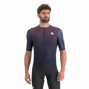 Rövid ujjú férfi kerékpáros mez SPORTFUL Rocket jersey, galaxy blue mulled grape kép