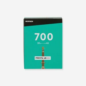 Decathlon Gumibelső, 700 x 35/45, 48 mm hosszú Presta szeleppel kép