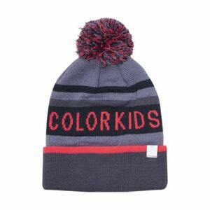 Gyermek téli sapka COLOR KIDS Hat - Logo CK-6915-Graystone kép