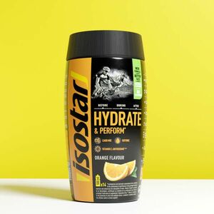 Isostar Izotóniás italpor, narancs, 560 g - Hydrate & perform kép