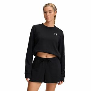női kapucnis pulóver UNDER ARMOUR UA Rival Terry Crew-BLK kép