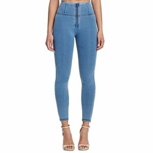 Női jeggings nadrág FREDDY WR.UP® skinny high waist push up jeggings in organic fabric-Blue kép