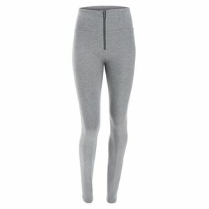 Női jeggings nadrág FREDDY WR.UP® skinny push up organic cotton trousers with high waist-Grey kép