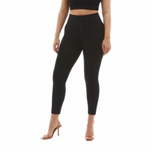 Női jeggings nadrág FREDDY WR.UP® superskinny push up 7 8 trousers with high waist and zip-Black kép