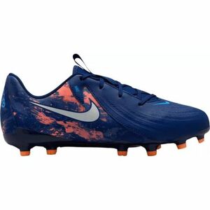 Fiú kültéri futballcipő NIKE Phantom GX II Academy Erling Haaland Jr FG MG blue void chrome kép