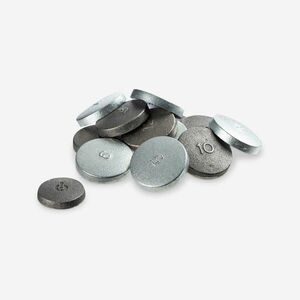 Geologic 12 korong és 1 fő szett korongjátékhoz, öntöttvas, színes kép