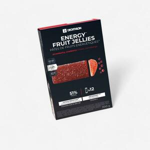 Decathlon Energiaszelet, zselés, eper-tőzegáfonya-acerola, 12x25 g kép