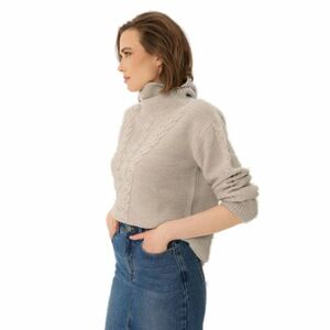 Női pulóver VOLCANO S-ESSIE-102M-BEIGE MEL kép