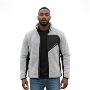 Hőszigetelt férfi túradzseki cipzárral NORTHFINDER LUDWIK-807lightgreenblack kép