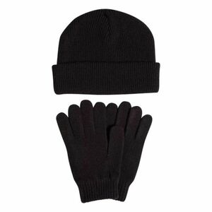 Női téli sapka ADIDAS Glove + Beanie 2 Pcs. Set black white kép