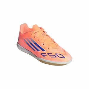 Fiú beltéri focicipő ADIDAS F50 Club Jr IC beam orange lucid blue cloud white kép