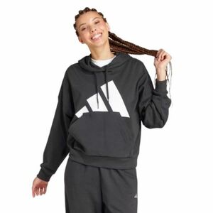 Női kapucnis pulóver ADIDAS W BL FT HD BLACK WHITE kép