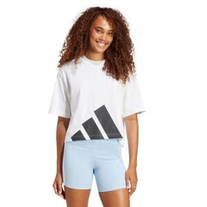Rövid ujjú női póló ADIDAS W BL SJ BF T WHITE BLACK kép