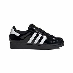 Női járócipő ADIDAS ORIGINALS Superstar II W core black cloud white gold metallic kép