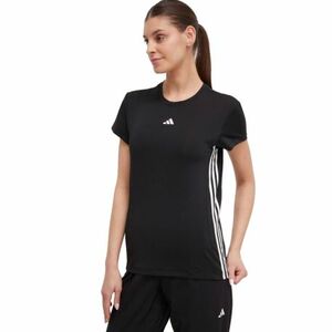 Rövid ujjú női edzőing ADIDAS HYGLM T BLACK WHITE kép