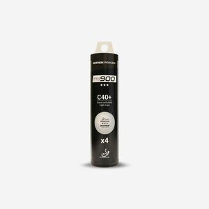 Pongori Pingponglabda TTB 900 40+ 3*, ITTF 4 db, fehér kép