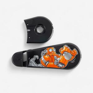 Btwin Láncvédő 16" Robot, fekete kép