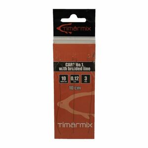 Timar Mix Előkötött horog carp no.1 braided line, 4, 6, 8, 10 kép