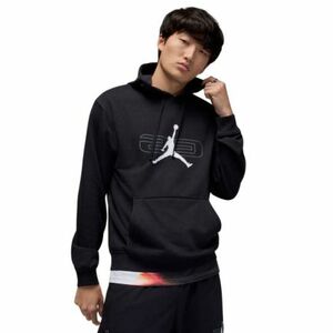 Férfi polár kapucnis pulóver NIKE JORDAN SPRT CSVR GFX FLC PO 010 BLACK kép