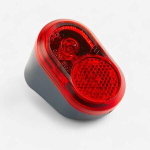 Elops Hátsó lámpa városi kerékpárhoz, dinamós, LED, szürke kép