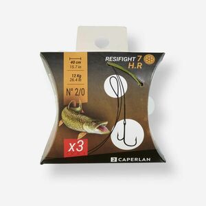 Caperlan RESIFIGHT 7 Ryder drótelőke horoggal, 12 kg, 3 db ragadozó halakhoz kép